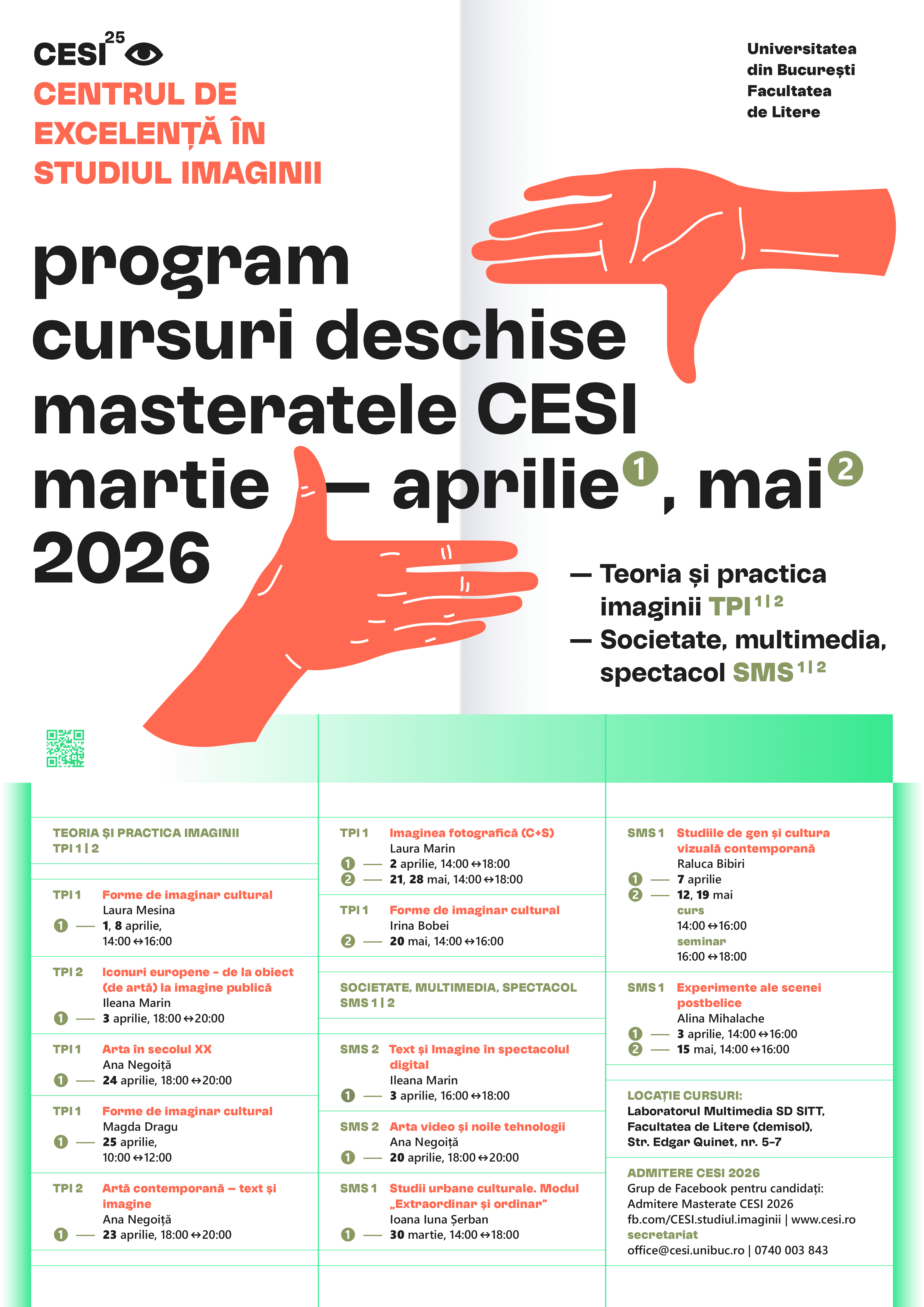 afis cursuri deschise 2026